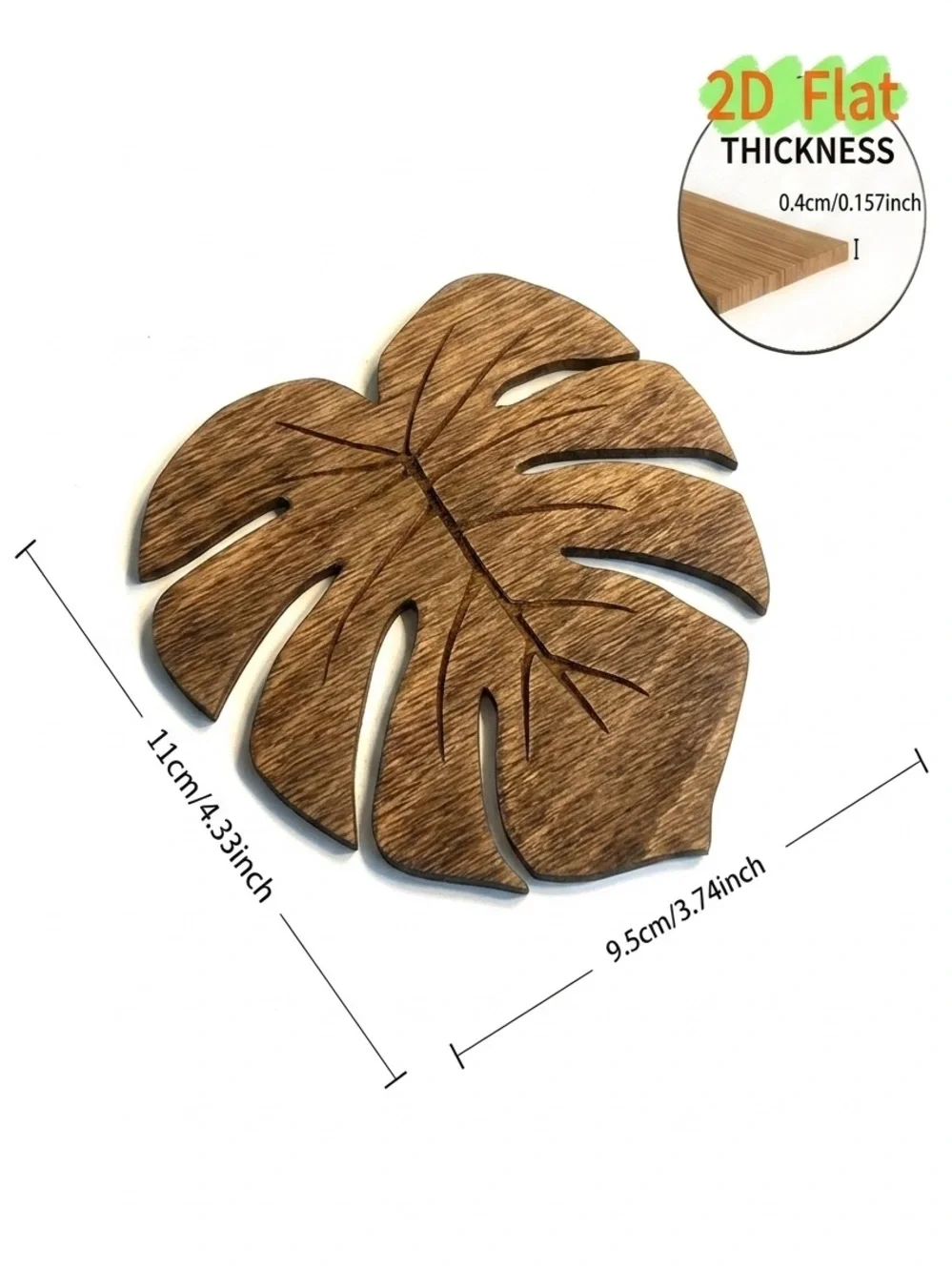 N/A wooden monstera